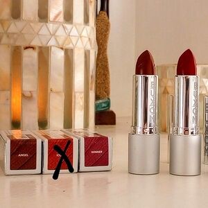 Buxom Full Force Plumping Lipsticks Bundle 2 Shades ANGEL & WINNER BNIB